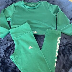 Adidas Vibrant Green Activewear Set